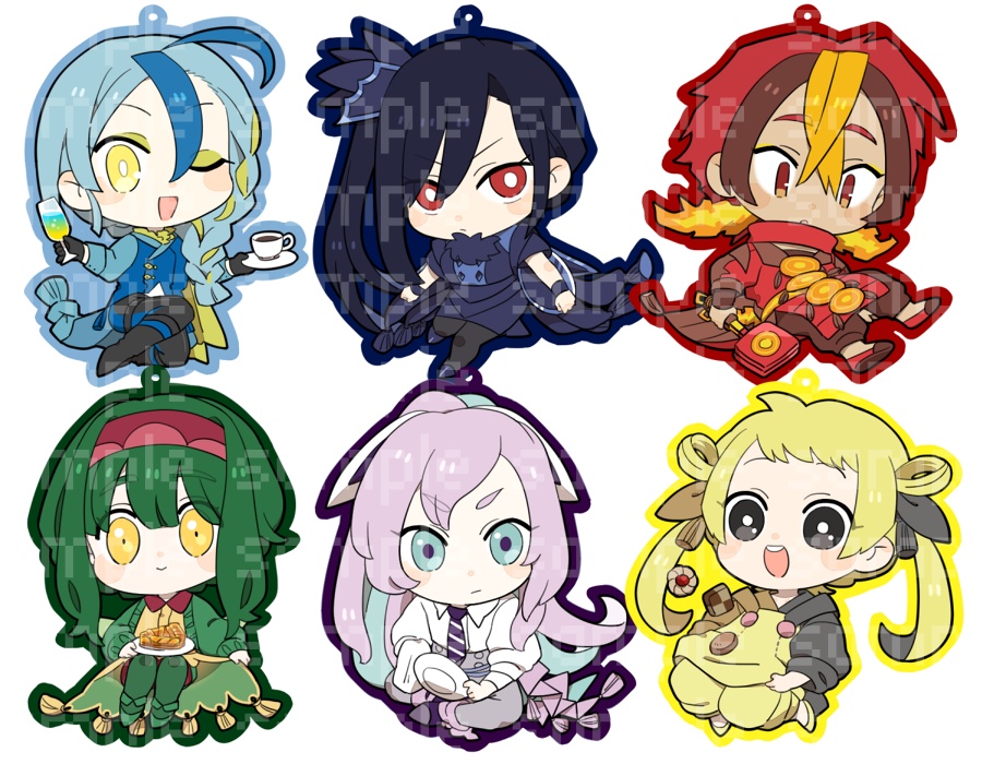 盾パアクリルキーホルダー