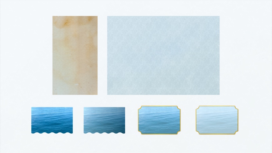 【お部屋zip付き】夜長亭 演出素材帖vol.01|『潮風と海のかけら』