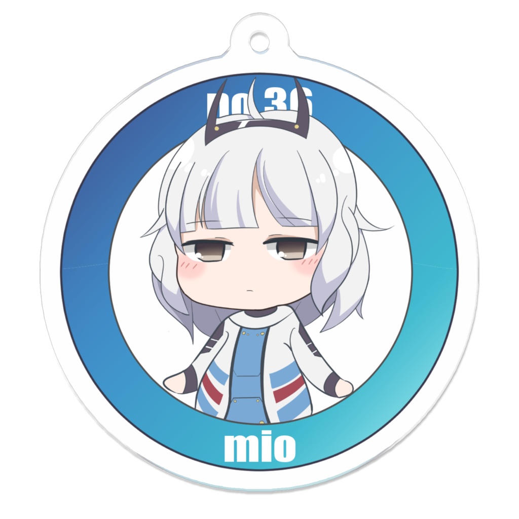 円形アクリルキーホルダー(蓮台寺ミオ)