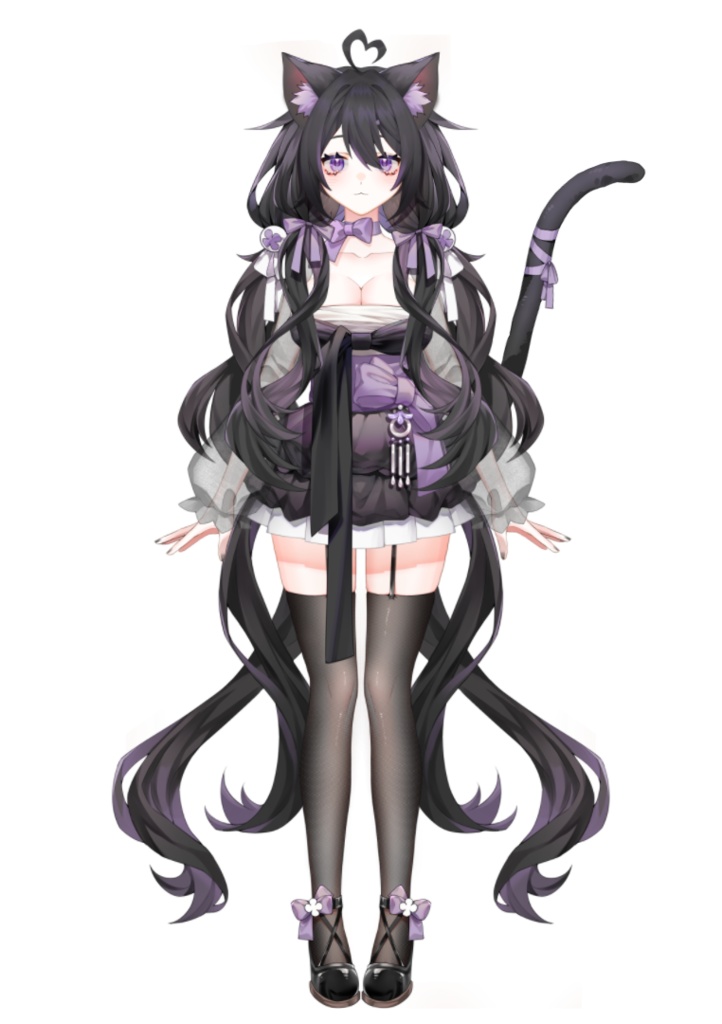 ゲームキャラクター BlackCAT Black Cat 【Live2Dモデル】 - WBHS - BOOTH