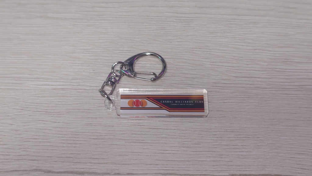 カジュアルビリヤード部 アクリルキーホルダー
