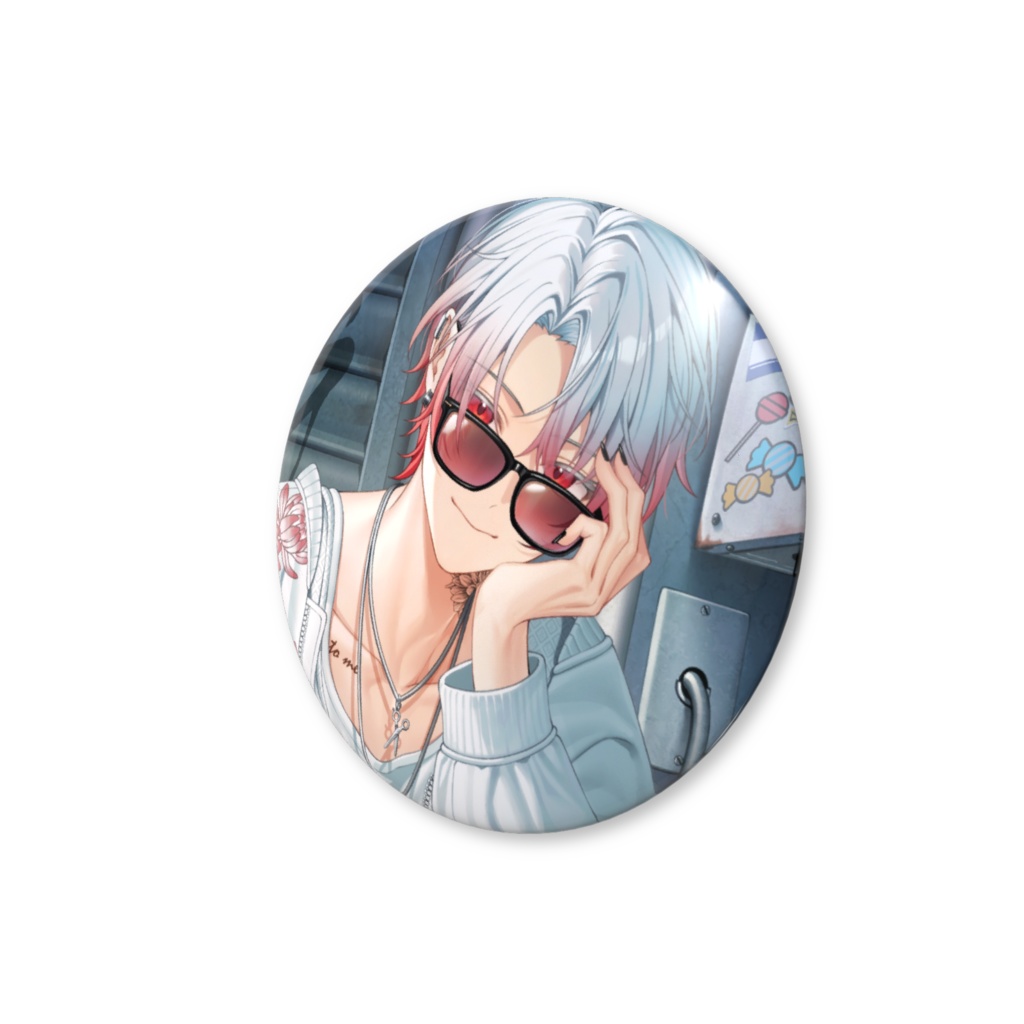 飴ノしずく概念タンブラー販売記念缶バッジ56㎜