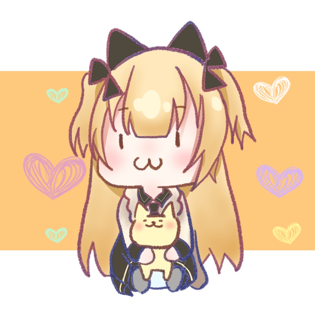 凪紗の半年記念缶バッジ