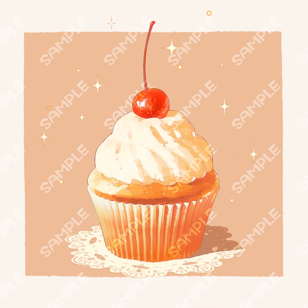【素材】カップケーキ【mp4+png】
