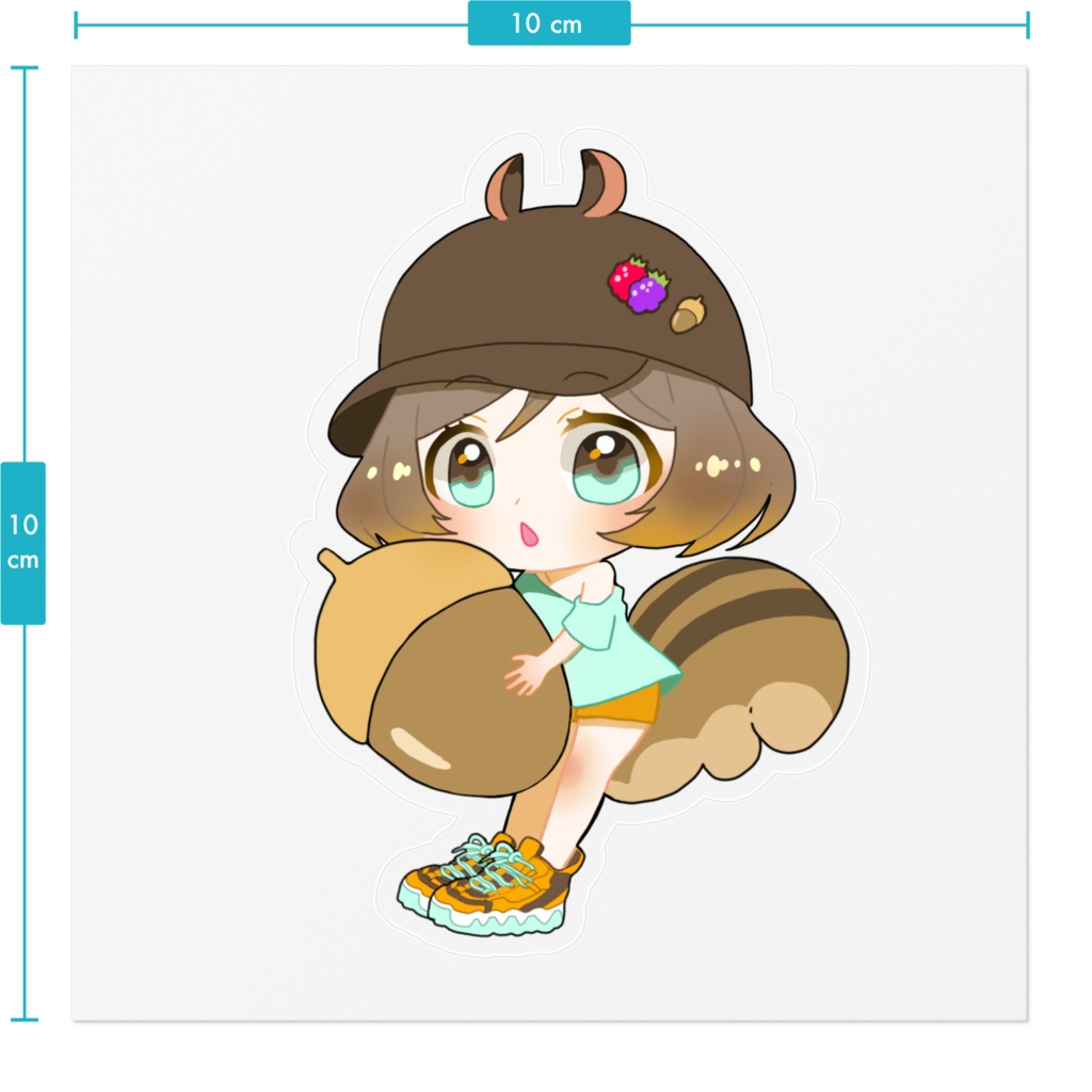 クリアステッカー クラリスちゃん