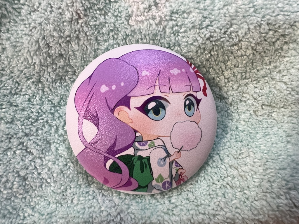 ぷにっとりんぱちゃん(缶バッジ2種)