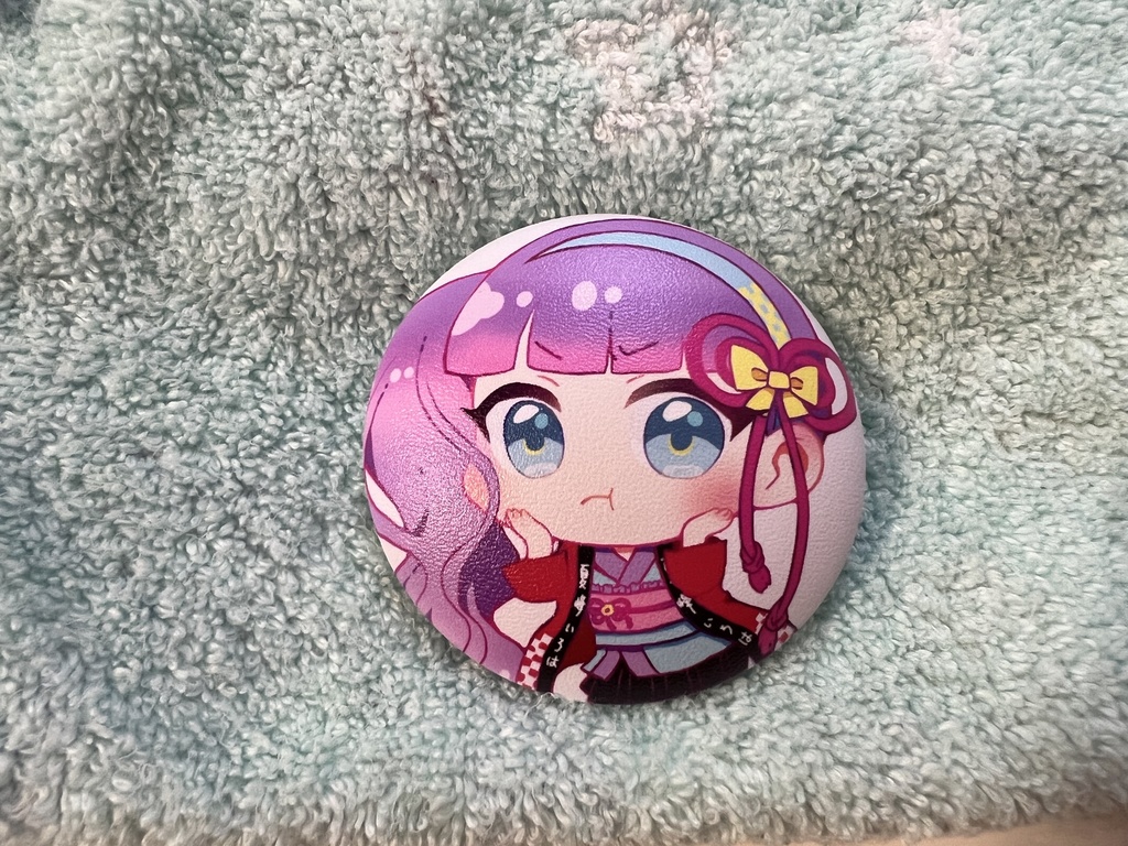 ぷにっとりんぱちゃん(缶バッジ2種)