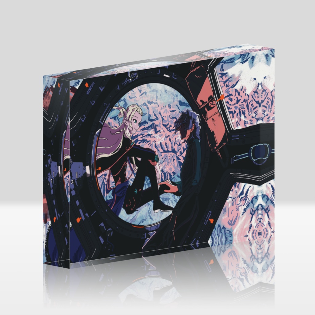 彼方の星 アクリルブロック Planet Booth