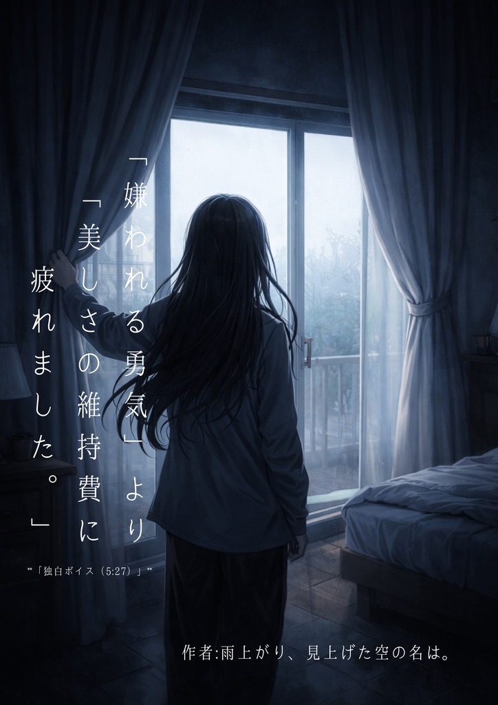 「嫌われる勇気」より、「美しさの維持費」に疲れました。」