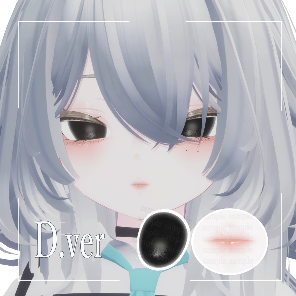 【ルルネ専用】病みかわ♥黒目テクスチャ&病みかわメイクテクスチャ