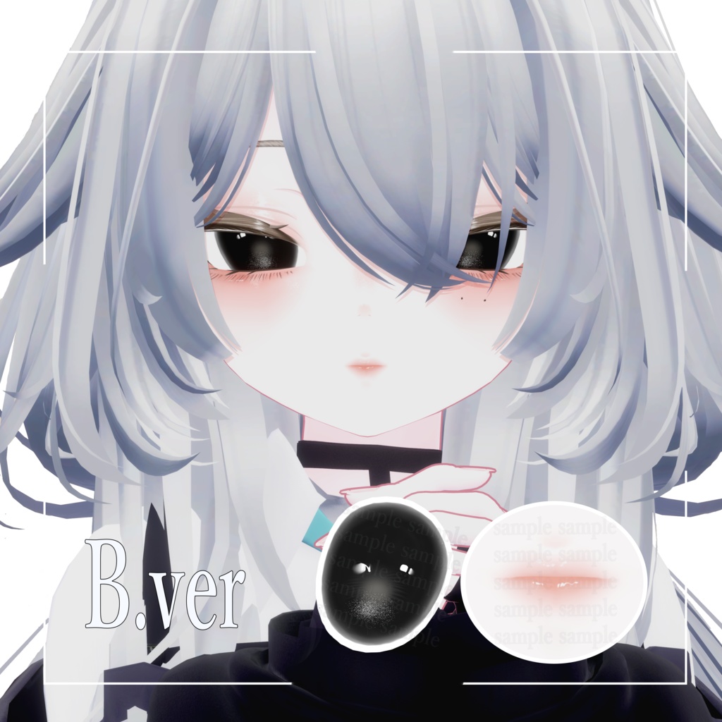 【ルルネ専用】病みかわ♥黒目テクスチャ&病みかわメイクテクスチャ