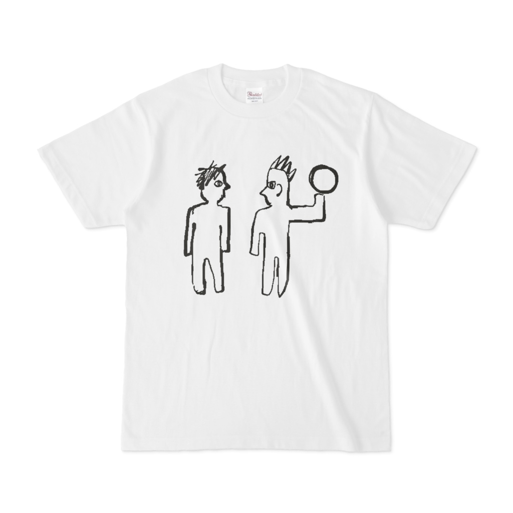 5000年前の兎赤Tシャツ