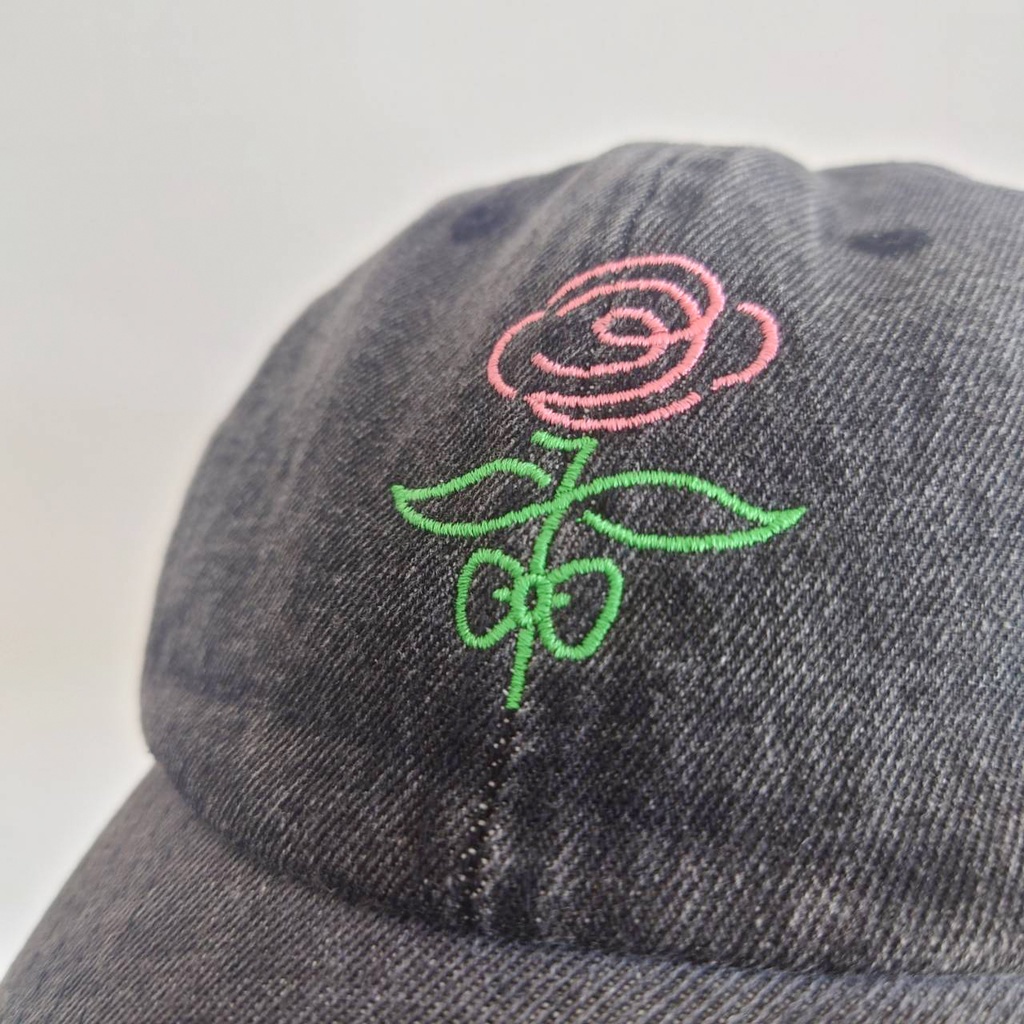 雑伊概念ロゴ刺繍キャップ