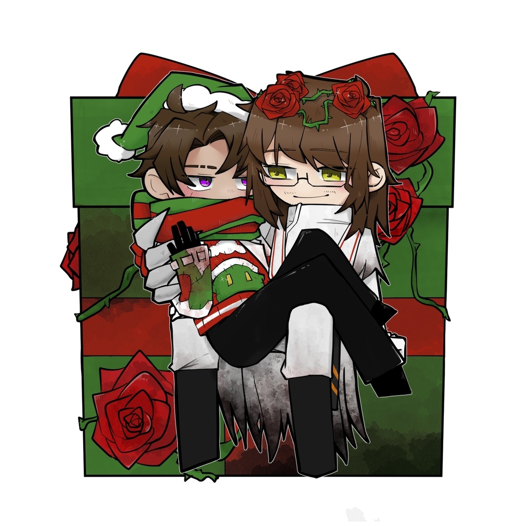 茨ホリデイ両面アクリルキーホルダー