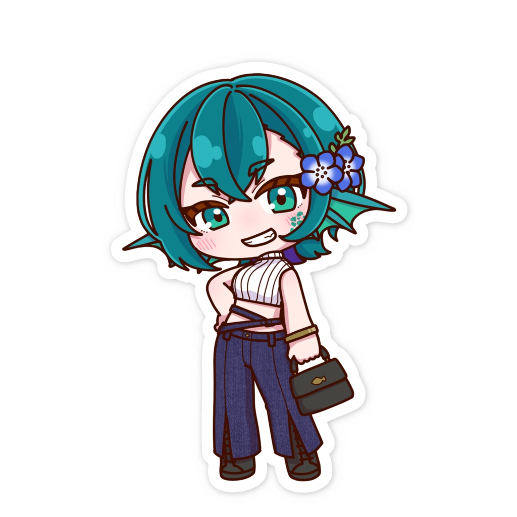 おでかけの姿ステッカー