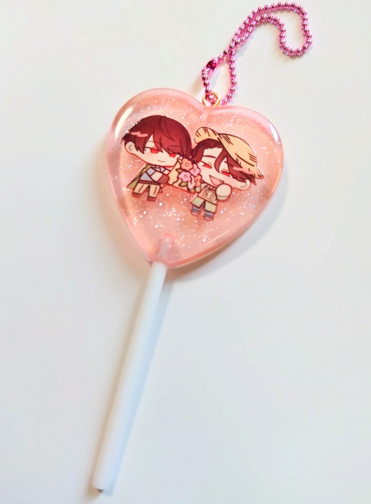 春の大竹ペロキャンキーホルダー