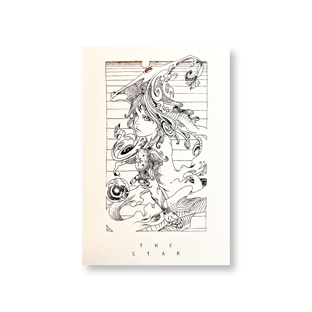 Foil stamped card  Cashmere