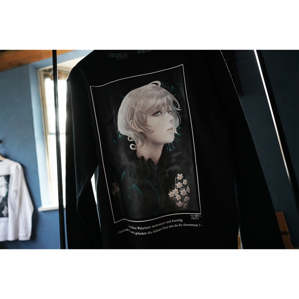 KARMA:001 Backprint Long sleeve shirt Black