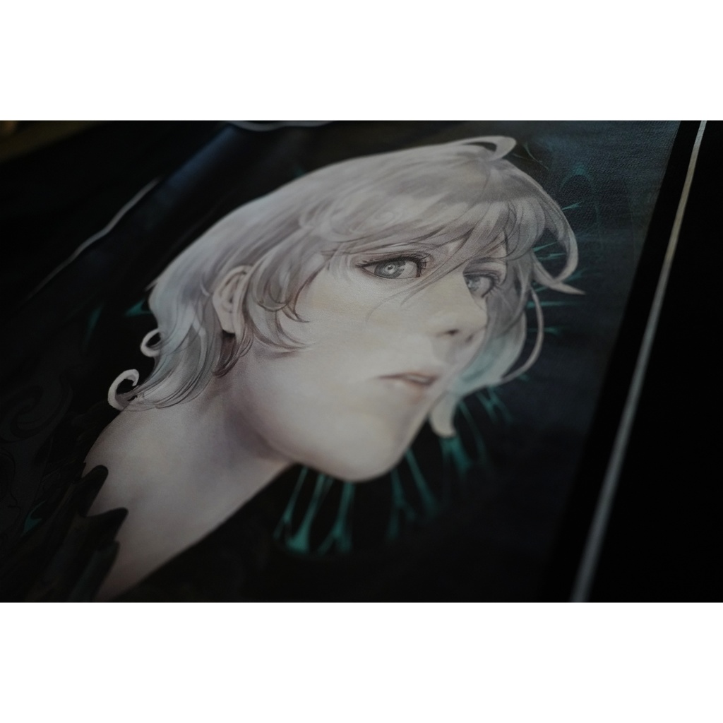 KARMA:001 Backprint Long sleeve shirt Black