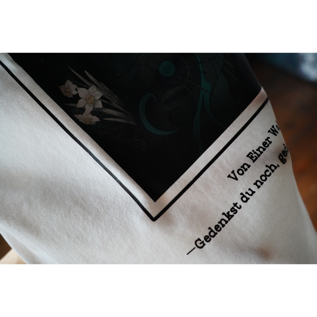 KARMA:001 Backprint Long sleeve shirt White