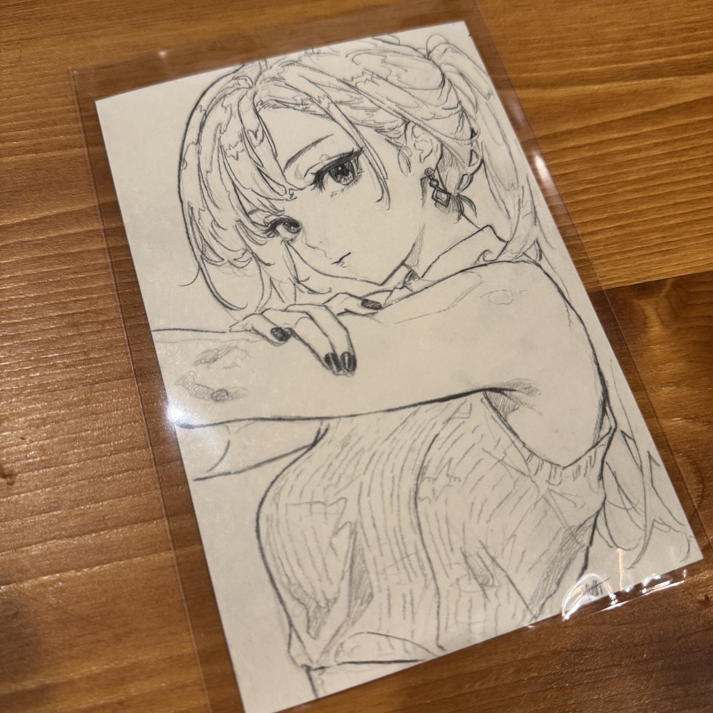 Tutti Handwritten illust Card 直筆ポストカード