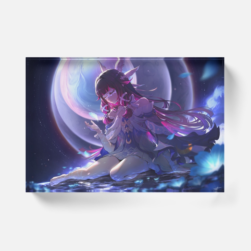 Genshin Columbina Acrylic block