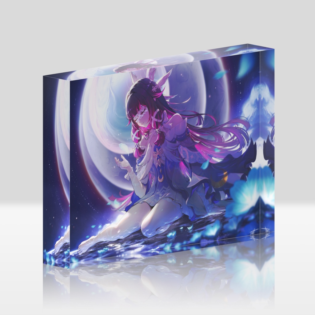Genshin Columbina Acrylic block