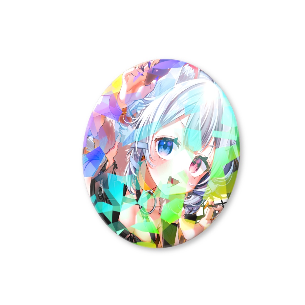 ゆはく、せしろHalloween缶バッジ