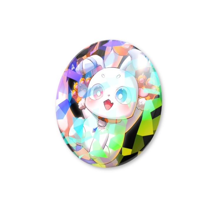 ゆはく、せしろHalloween缶バッジ