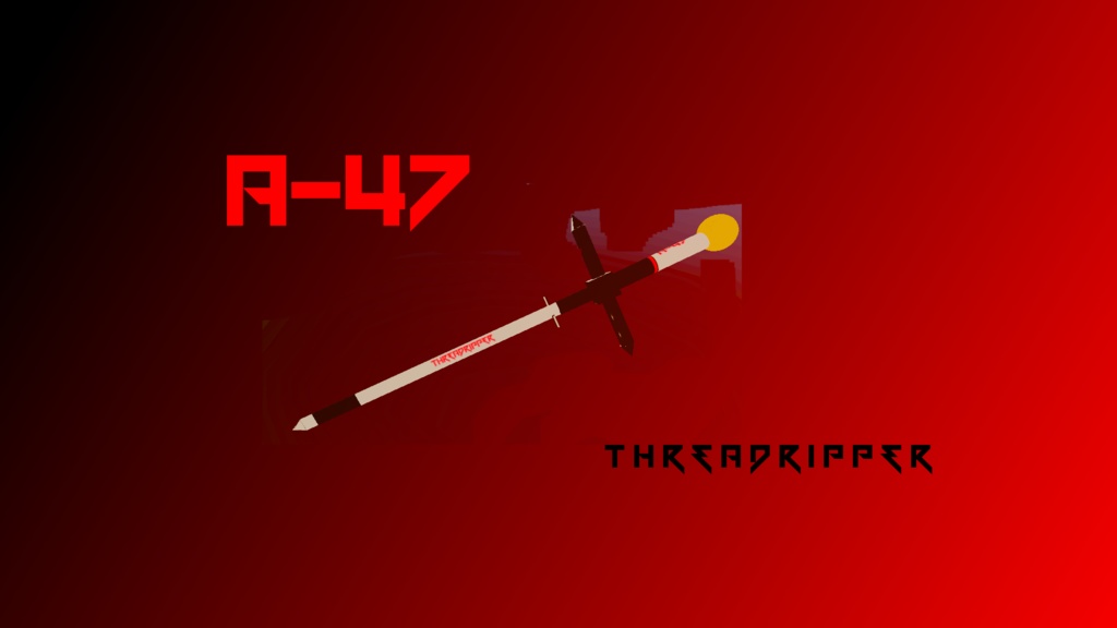 [vrchat accessory] Armoury47 threadripper zweihander