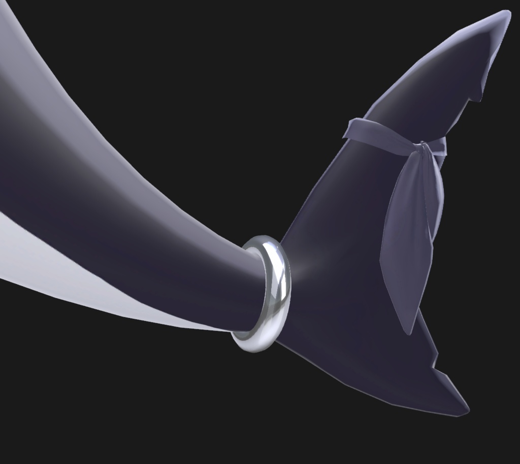 【ルルネ対応】Simple Tail Ring【VRChat】