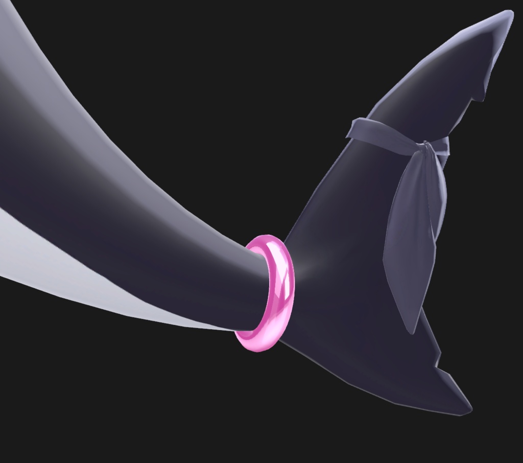 【ルルネ対応】Simple Tail Ring【VRChat】
