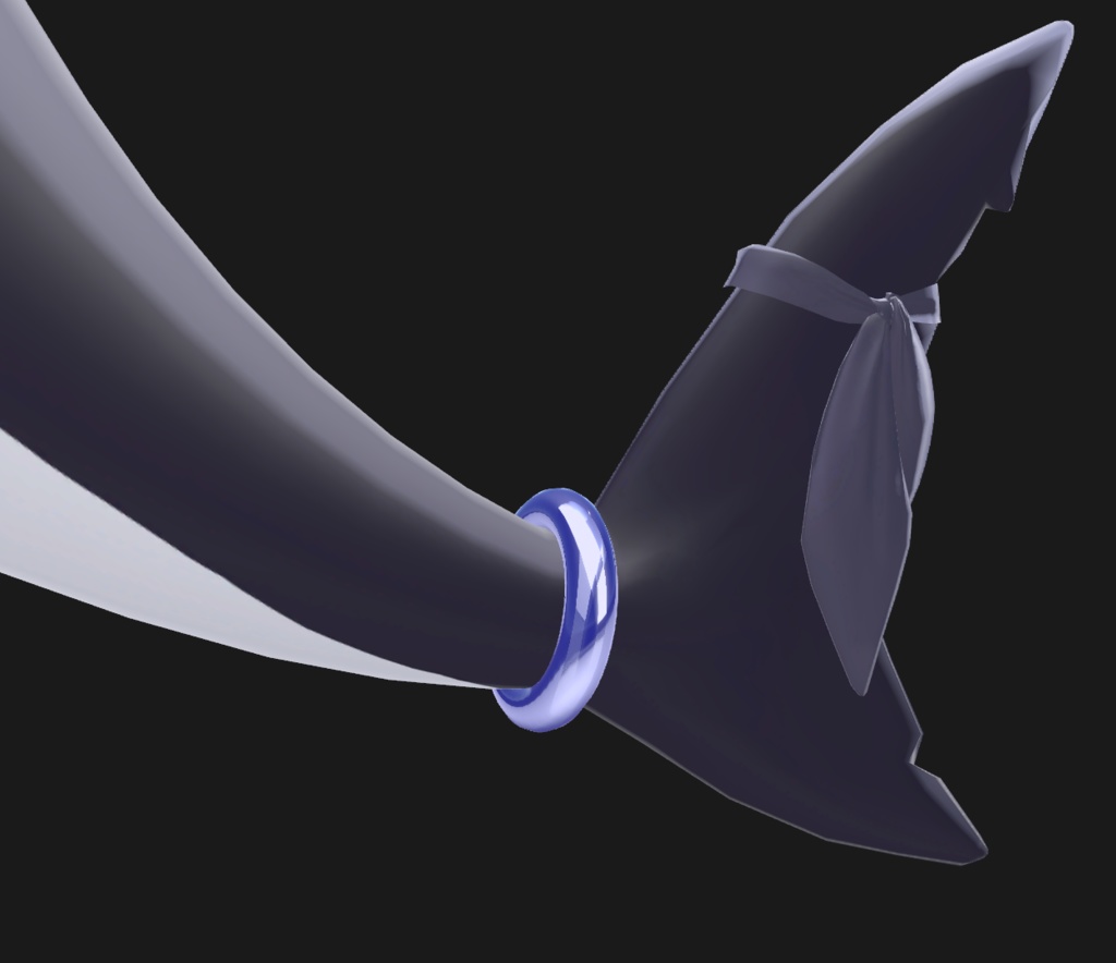 【ルルネ対応】Simple Tail Ring【VRChat】