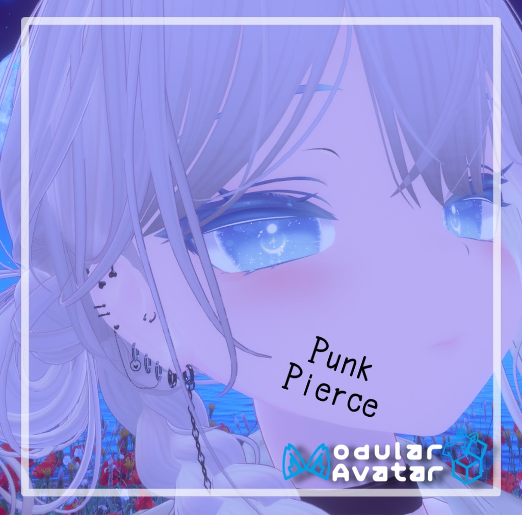 【MA対応】Punkなピアス ルルネ対応【VRChat】