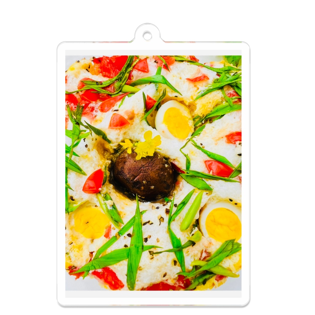 🍕休日にピザ　菜の花を添え　【自給自足生活】