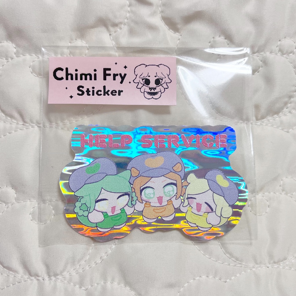 ちみこお助けサービスステッカー