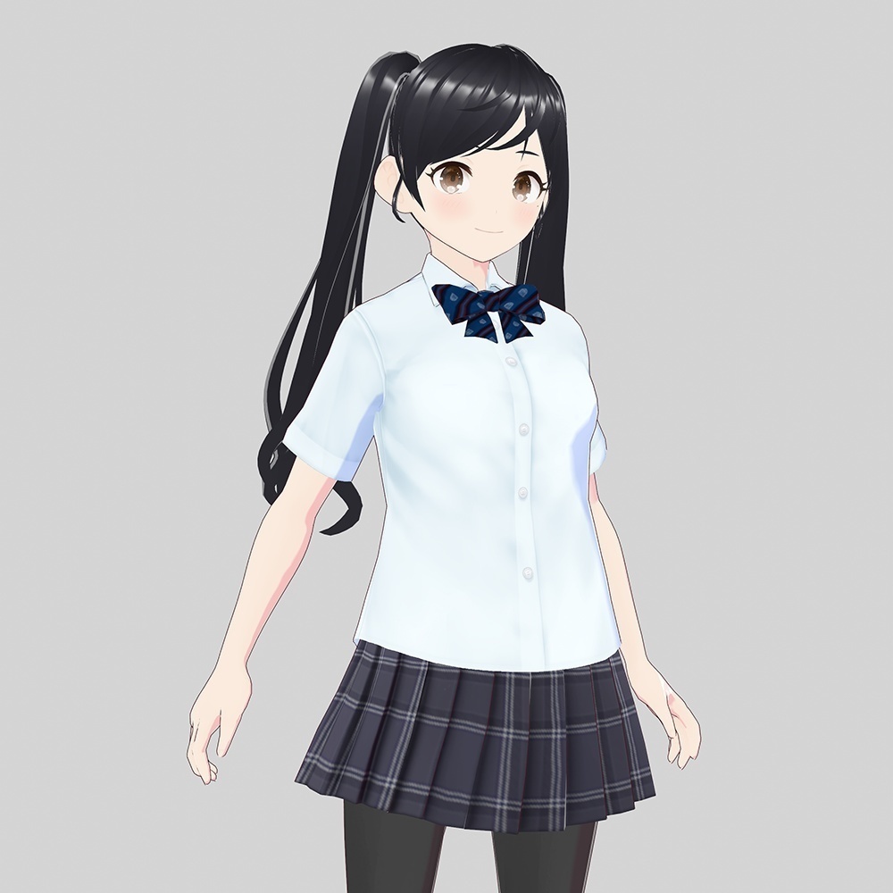 VRoid Studio 用 半袖スクールシャツ テクスチャ