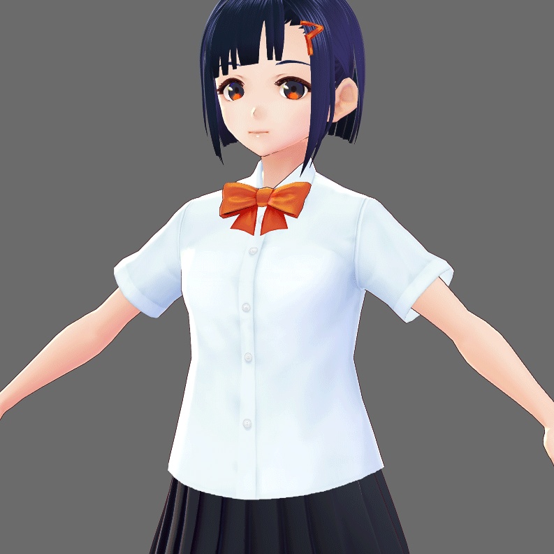 VRoid Studio 用 半袖スクールシャツ テクスチャ