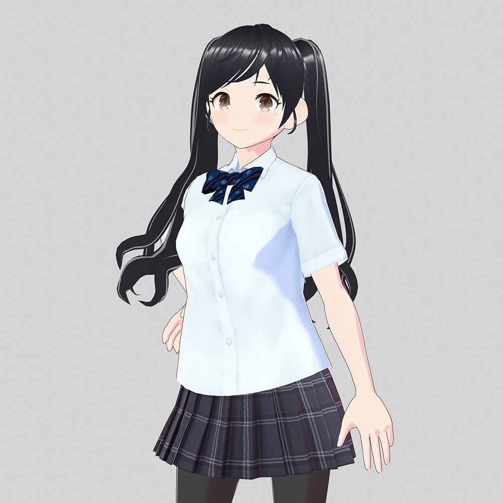 VRoid Studio 用 半袖スクールシャツ テクスチャ