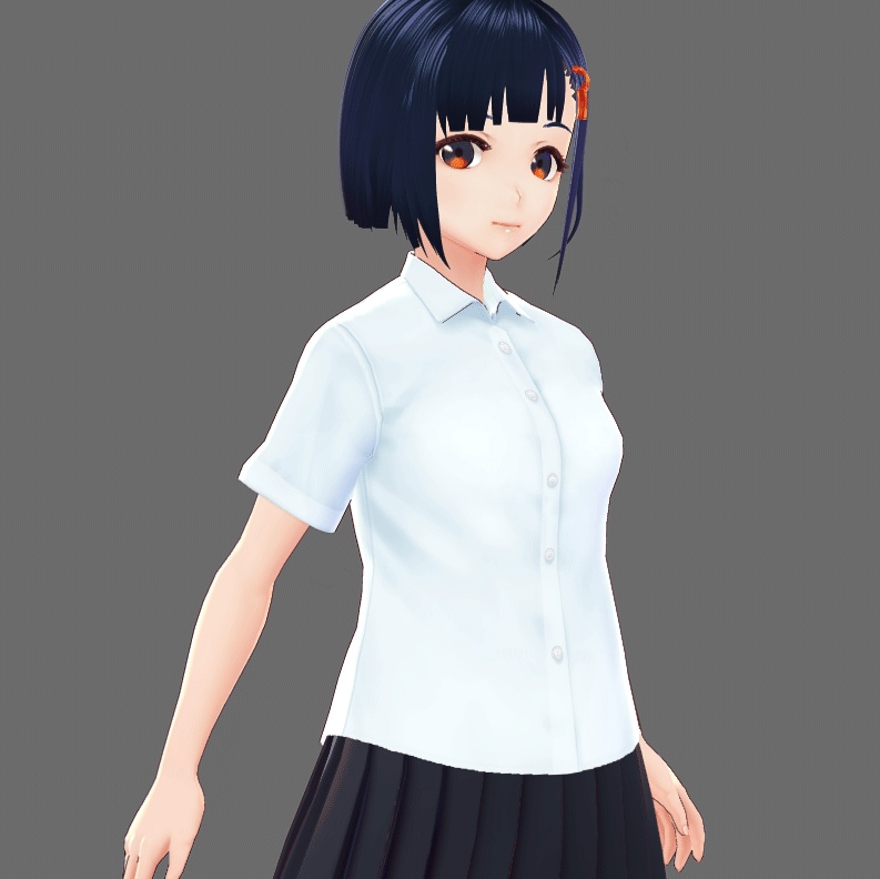 VRoid Studio 用 半袖スクールシャツ テクスチャ