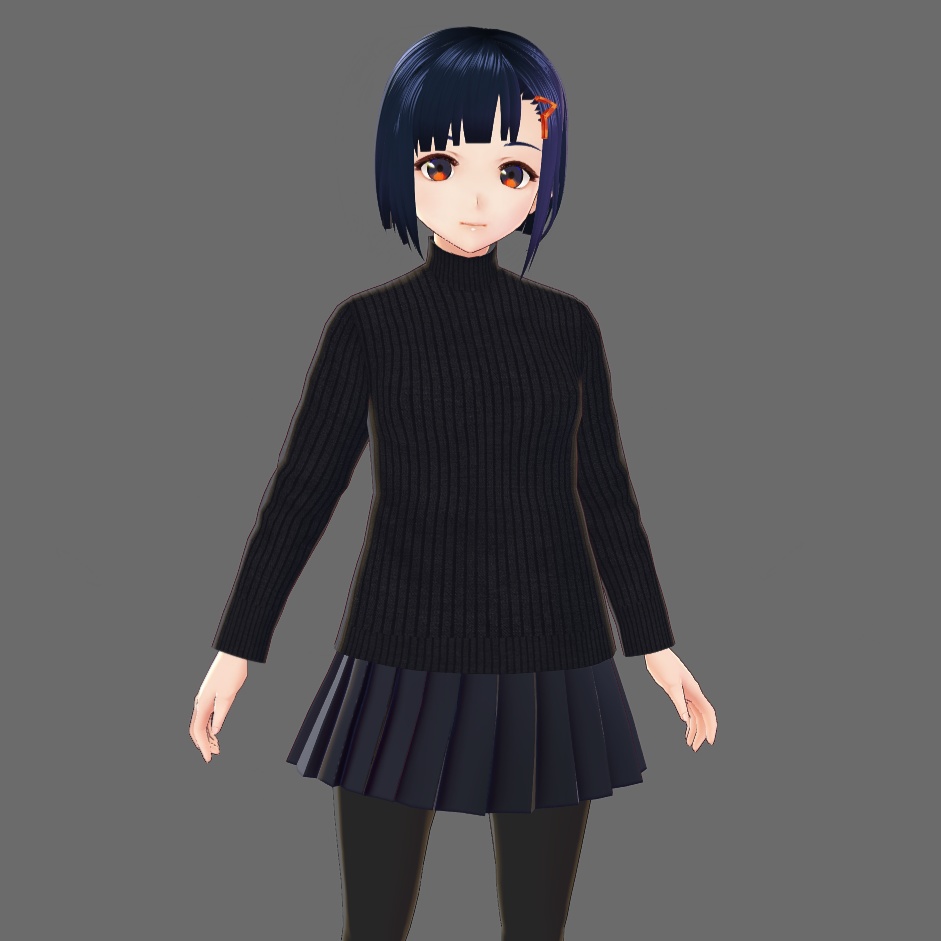 VRoid Studio 用 ハイネックセーター テクスチャ 2色