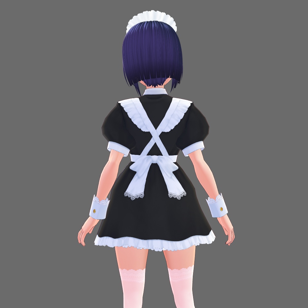 VRoid Studio 用 ミニスカ メイド テクスチャ
