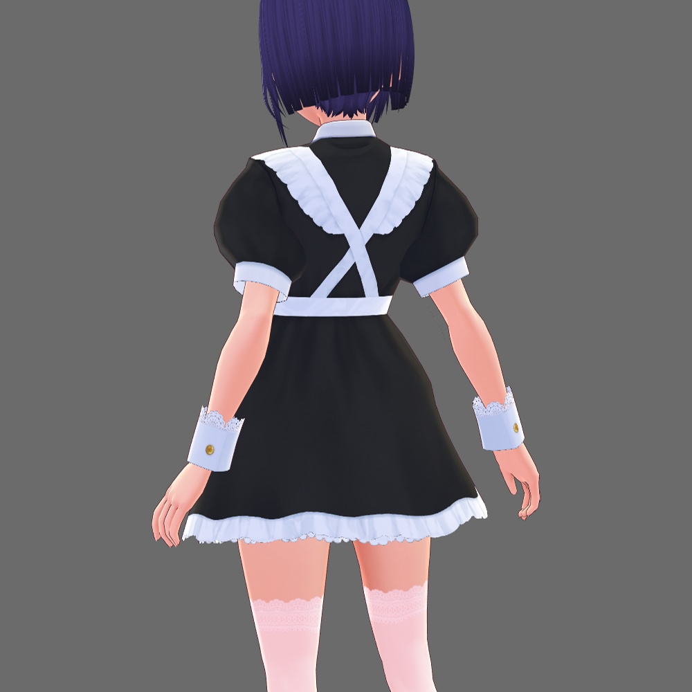 VRoid Studio 用 ミニスカ メイド テクスチャ