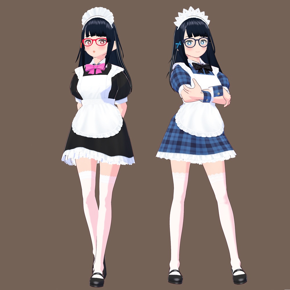 VRoid Studio 用 ミニスカ メイド テクスチャ