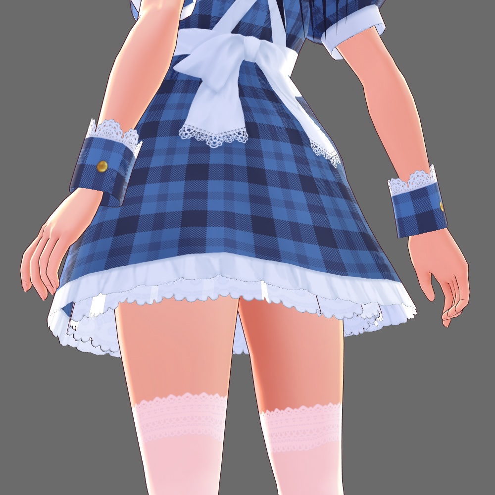 VRoid Studio 用 ミニスカ メイド テクスチャ