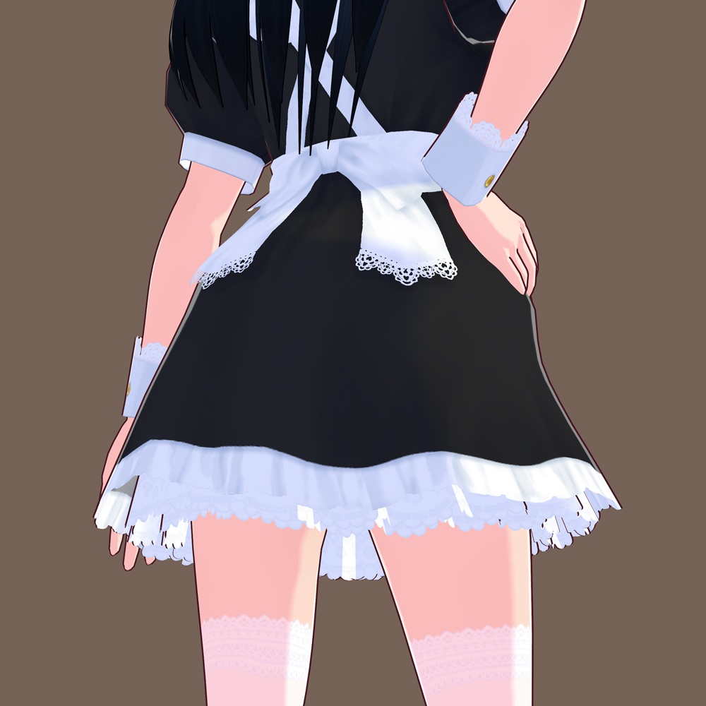 VRoid Studio 用 ミニスカ メイド テクスチャ
