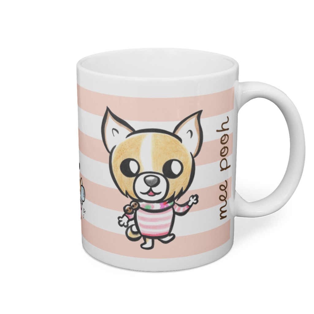 めいちゃんのボーダーマグカップ