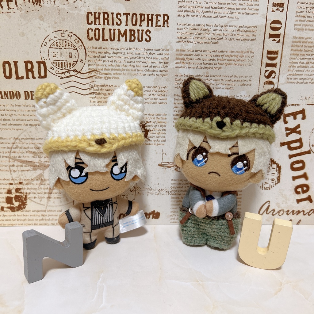 10㎝ぬい:動物浅型帽