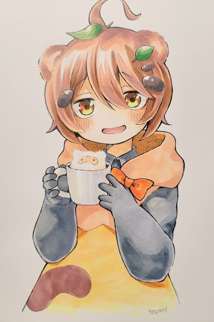 【アナログ原画】たぬきちゃん