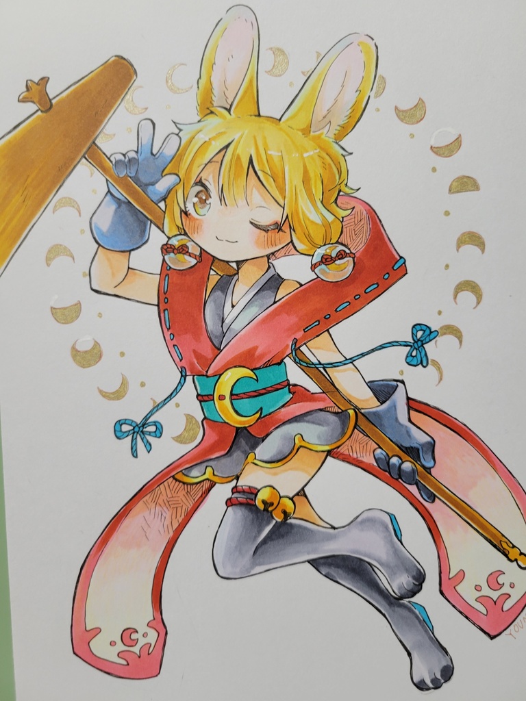 【アナログ原画】玉兎